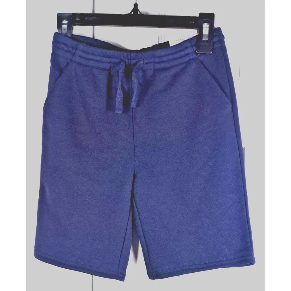 Epic Threads Boys Knit Shorts Size XS 5-6 Navy Blue Pull On Adjustable Waist NWT